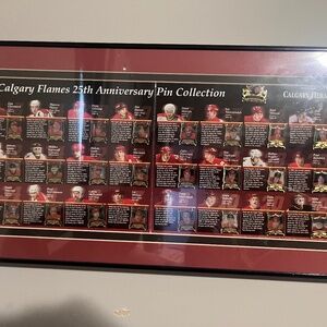 Calgary Flames 25th Anniversary Pin Collection